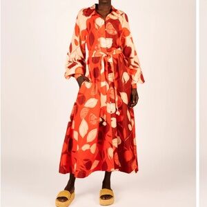 Anthropologie Allegra Midi Dress